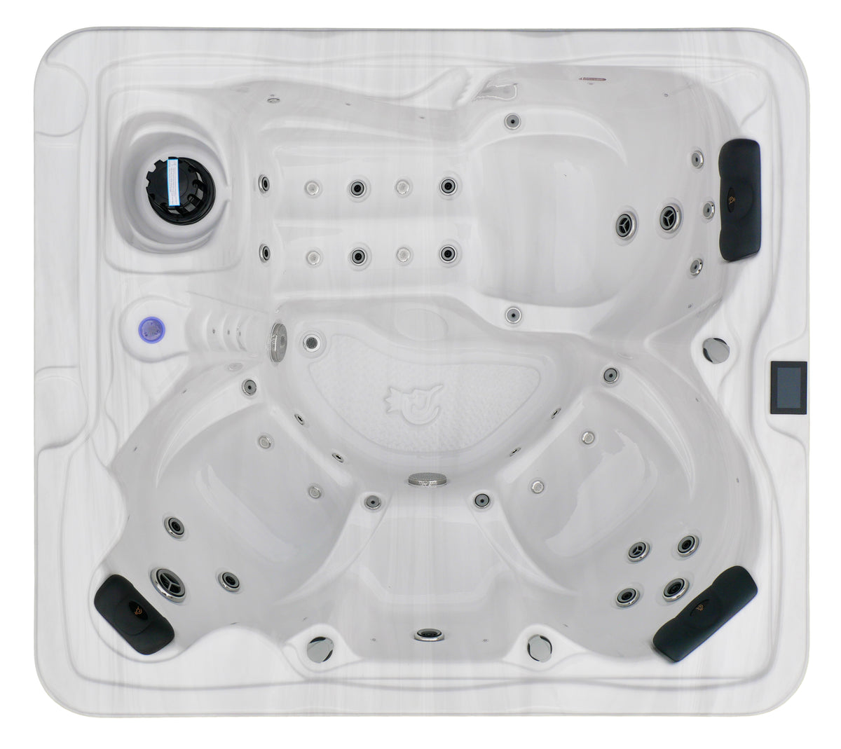 Self-cleaning whirlpool tub LUCERNE