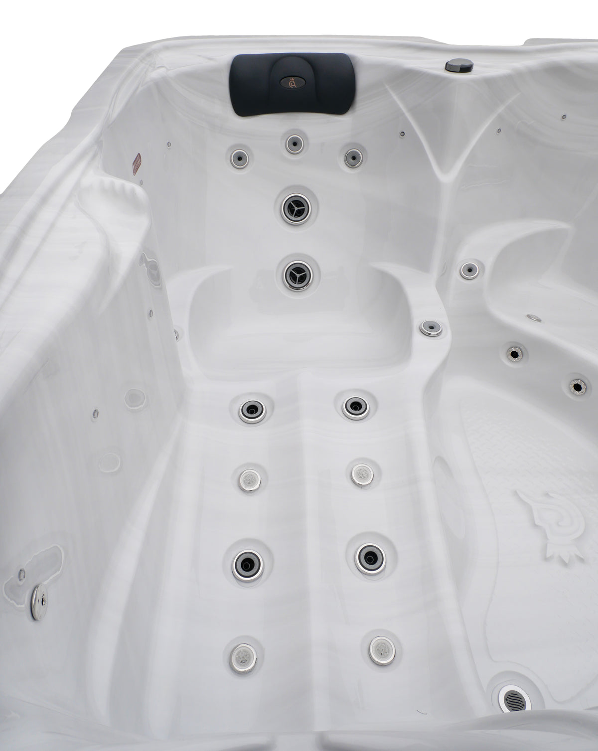 Self-cleaning whirlpool tub LUCERNE