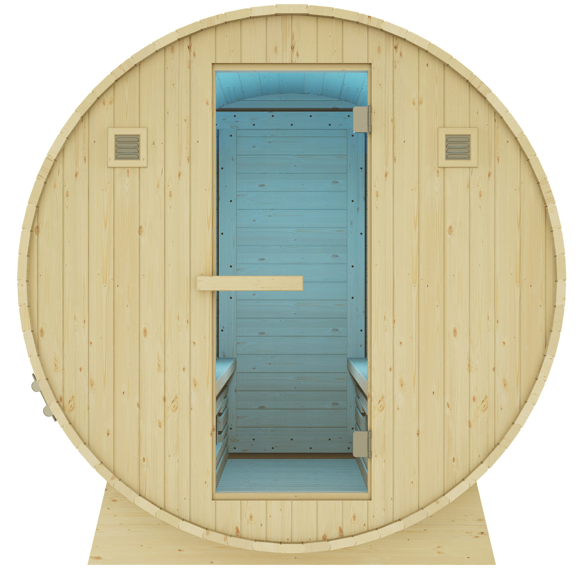 QUATTRO outdoor infrared barrel sauna