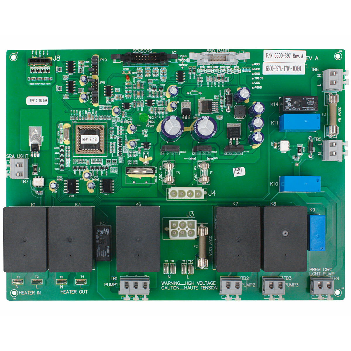 Sundance Spas main board 6600-397