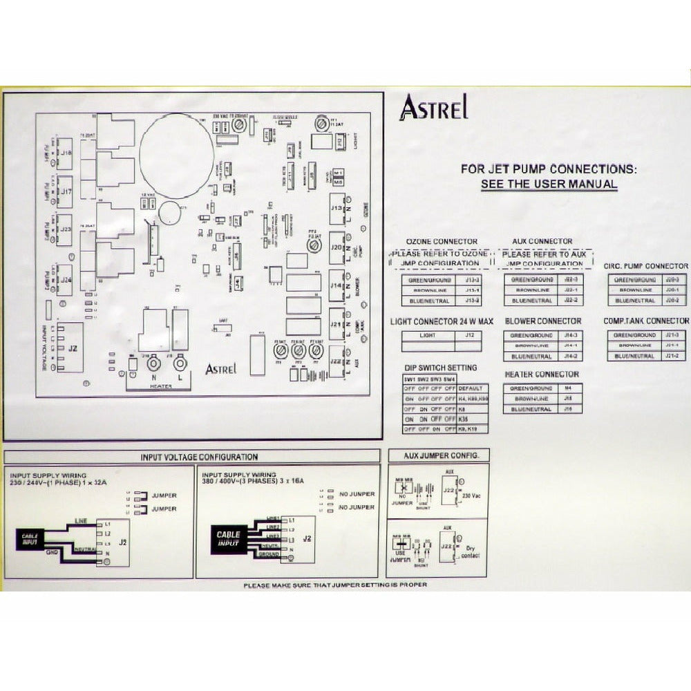 Astrel whirlpool control unit Easy Nova